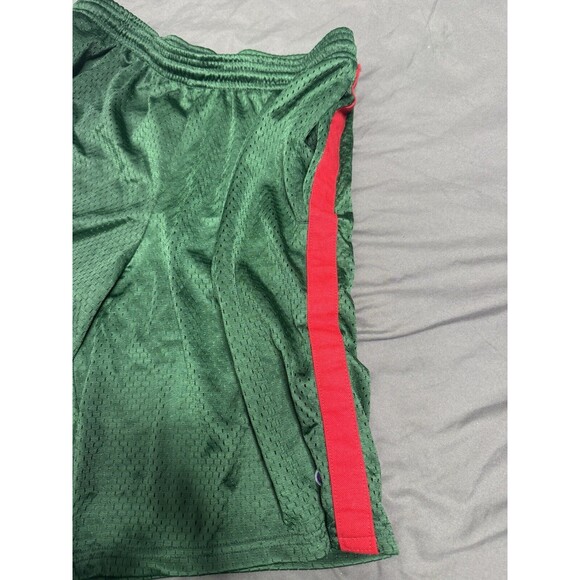 Lucky Dog Champion Seattle Sonics Style Shorts Men's Small Green Mesh Red Stripe - Picture 6 of 11